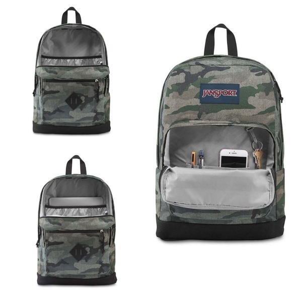 Jansport City View Remix Backpack Camo Ombre - Picture 4 of 9